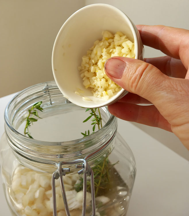 Rezept Antiviraler Essig - Faye Sonnenfrau / Kräuterpädagogin - Tirol